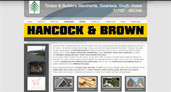 Desktop Screenshot of hancockandbrown.co.uk