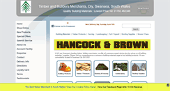 Desktop Screenshot of hancockandbrown.com